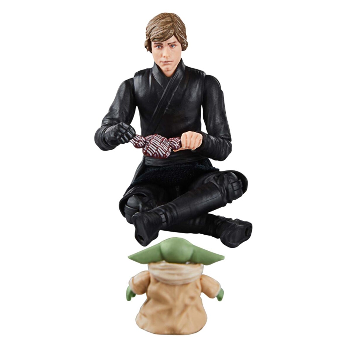 Figuras de ação 9 cm Luke Skywalker e Grogu Star Wars The Mandalorian Hasbro 5