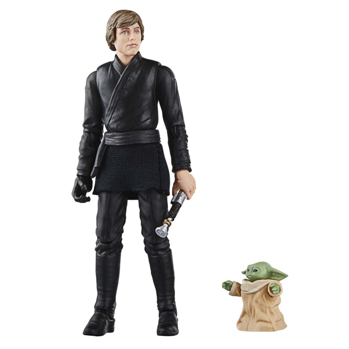 Figuras de ação 9 cm Luke Skywalker e Grogu Star Wars The Mandalorian Hasbro 8