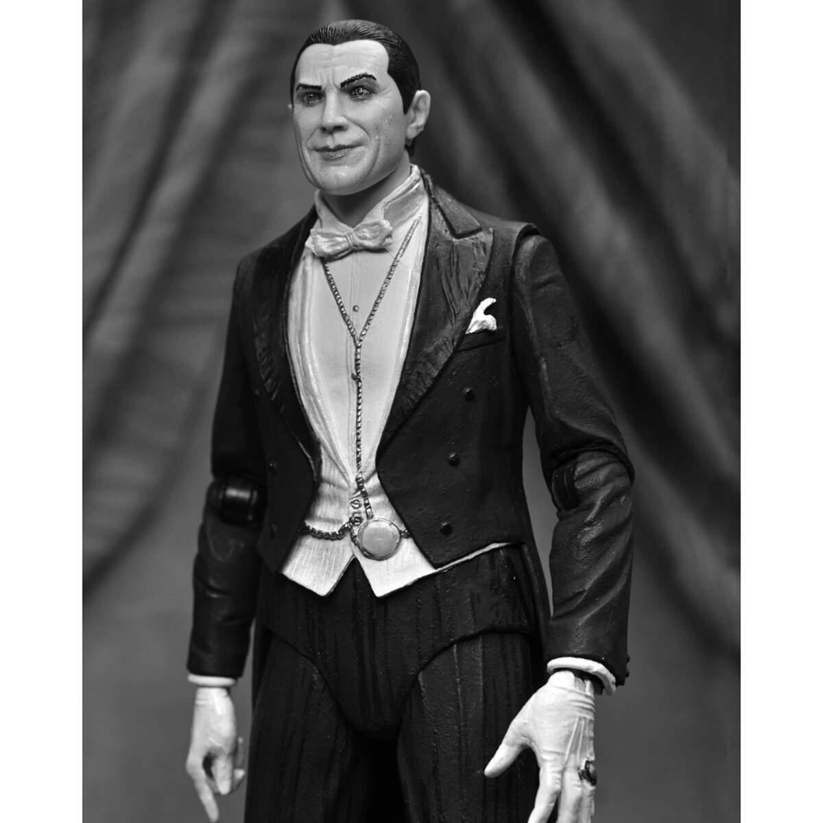 Figura de ação 18 cm Drácula branco e preto Neca 7