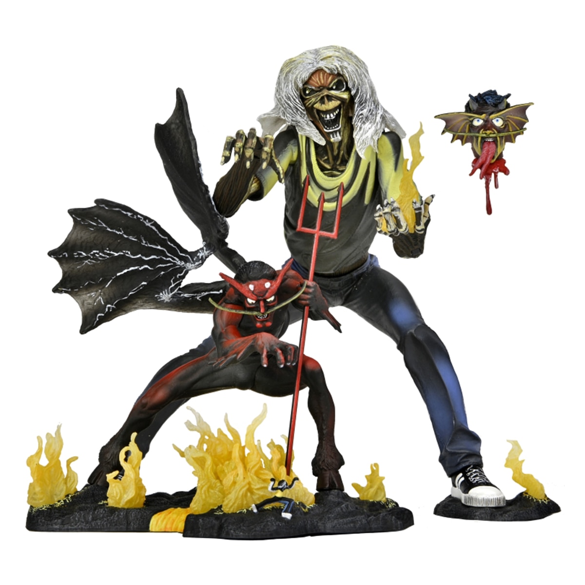 Figura de ação 18 cm Eddie Number Beast Iron Maiden Neca 1