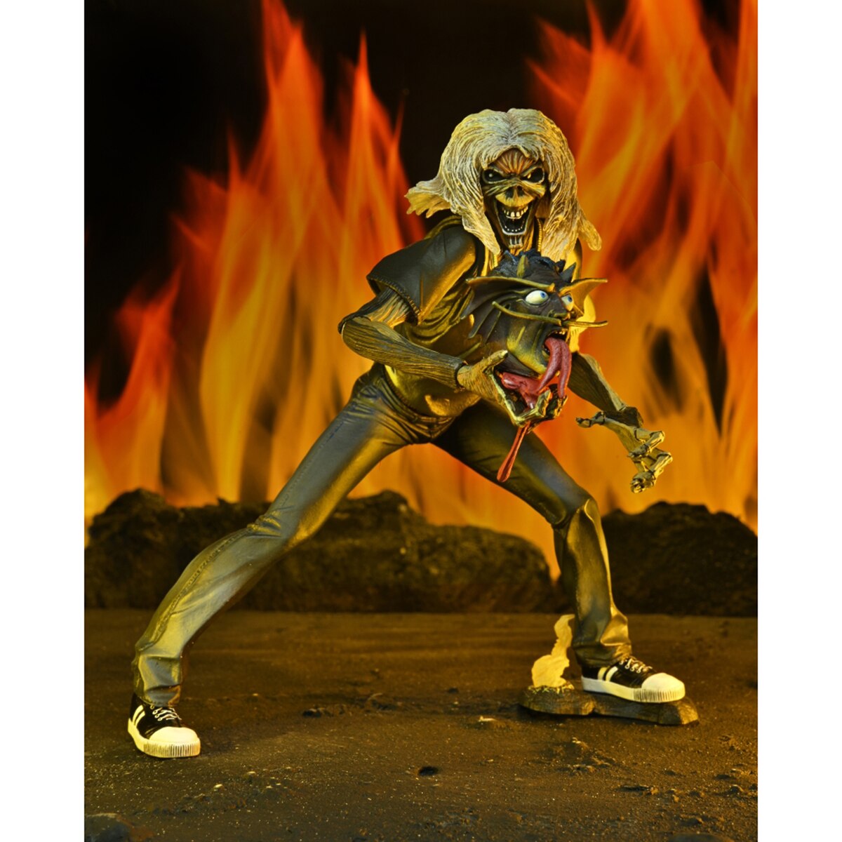 Figura de ação 18 cm Eddie Number Beast Iron Maiden Neca 3
