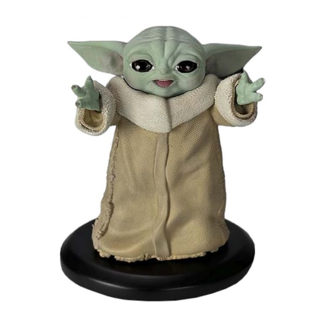 Figura 10 cm Grogu contento Star Wars The Mandalorian Attakus.