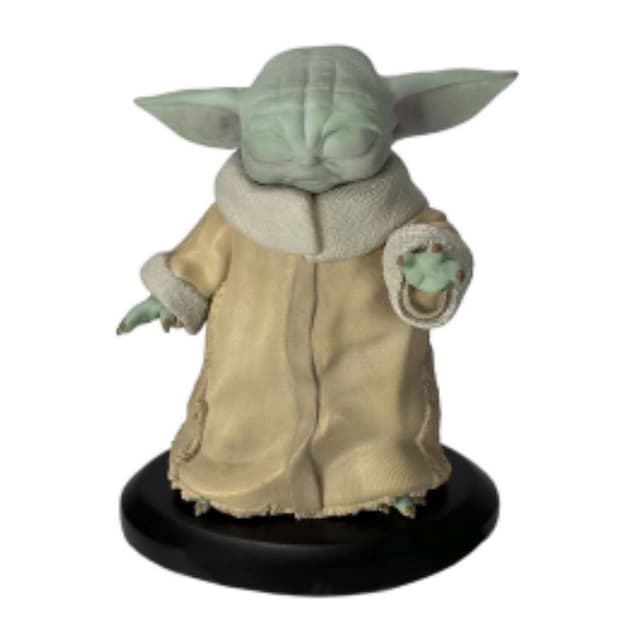 Figura 10 cm Grogu usando fuerza Star Wars The Mandalorian Attakus.