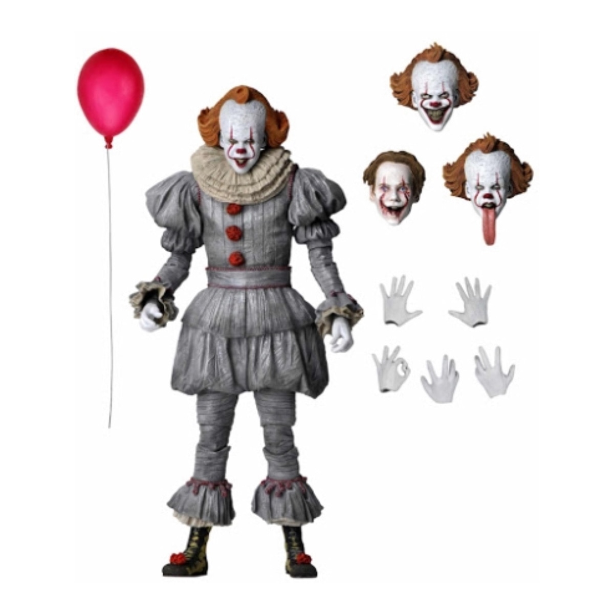 Figura 18 cm Pennywise con globo It Neca 1