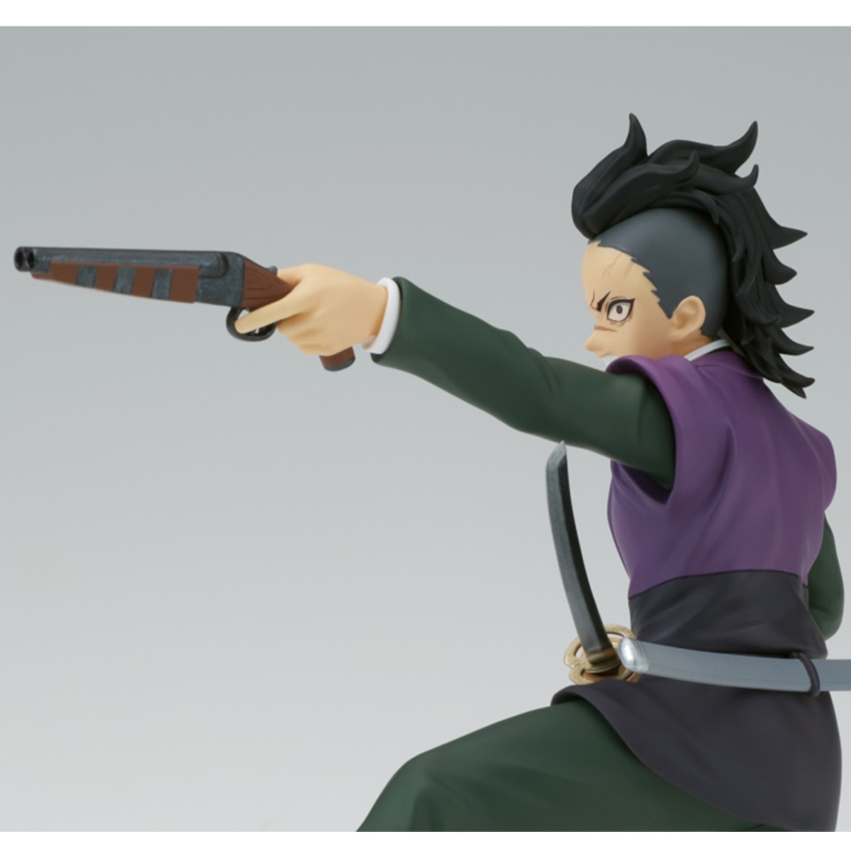 Figura 12 cm Genya con pistola Demon Slayer Banpresto 3