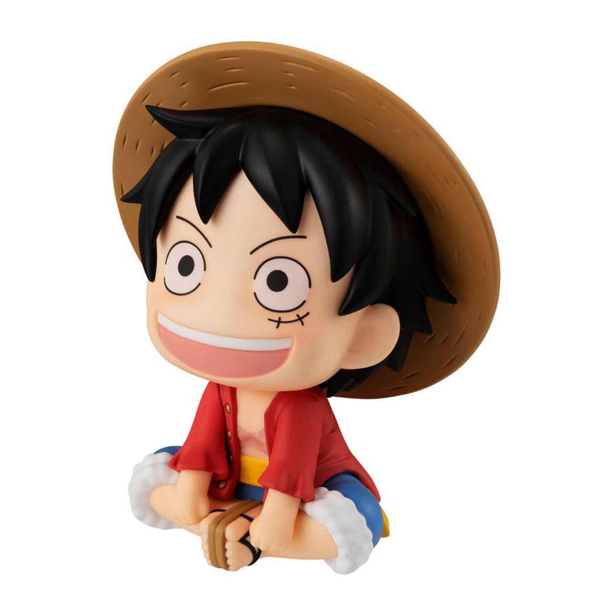 Imagem 0 de Figura 11 cm Monkey D.Luffy Sentado One Piece Banpresto