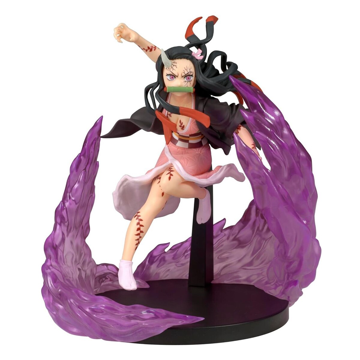 Estatua 13 Cm Nezuko Explosão Sangue Demon Slayer Banpresto 1