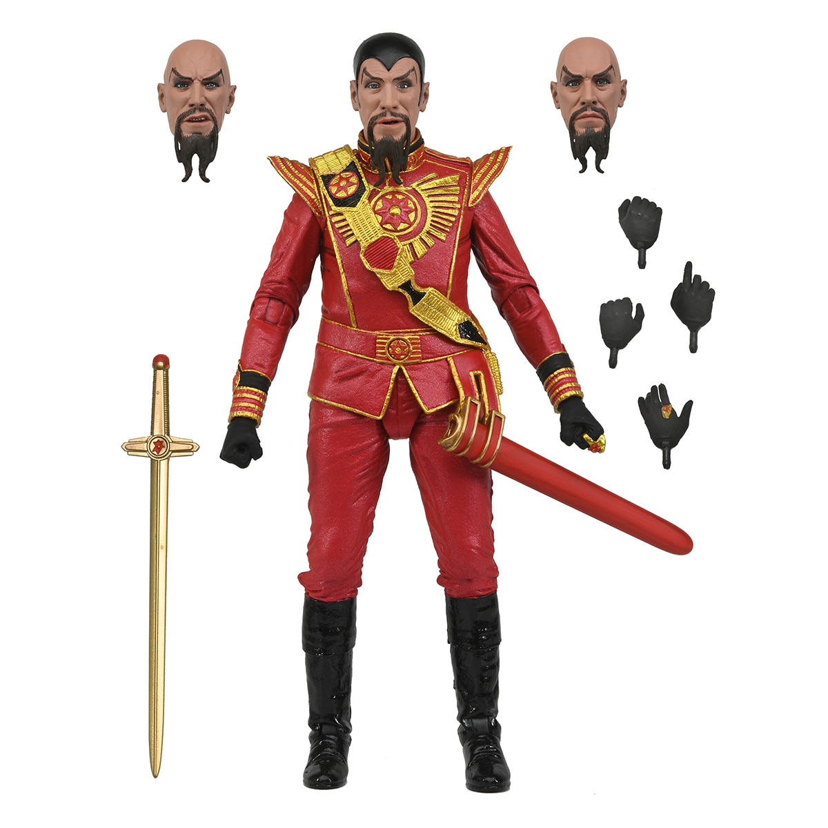 Figura 18 cm Ming Flash 1980 Flash Gordon Los Defensores de la Tierra Neca 2