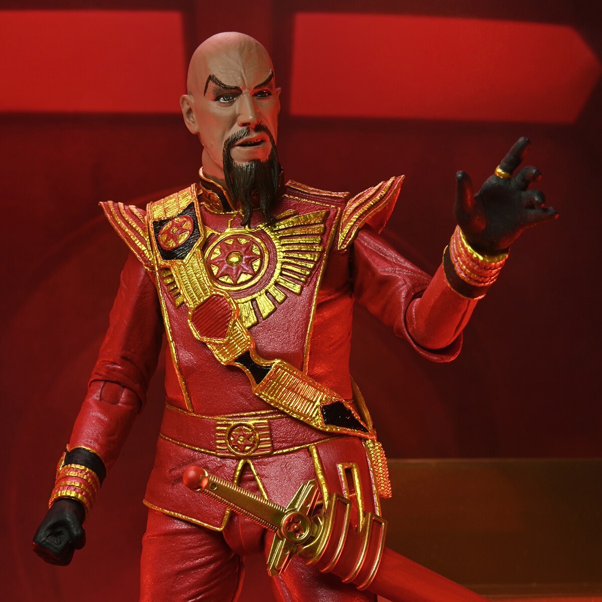 Figura 18 cm Ming Flash 1980 Flash Gordon Los Defensores de la Tierra Neca 6
