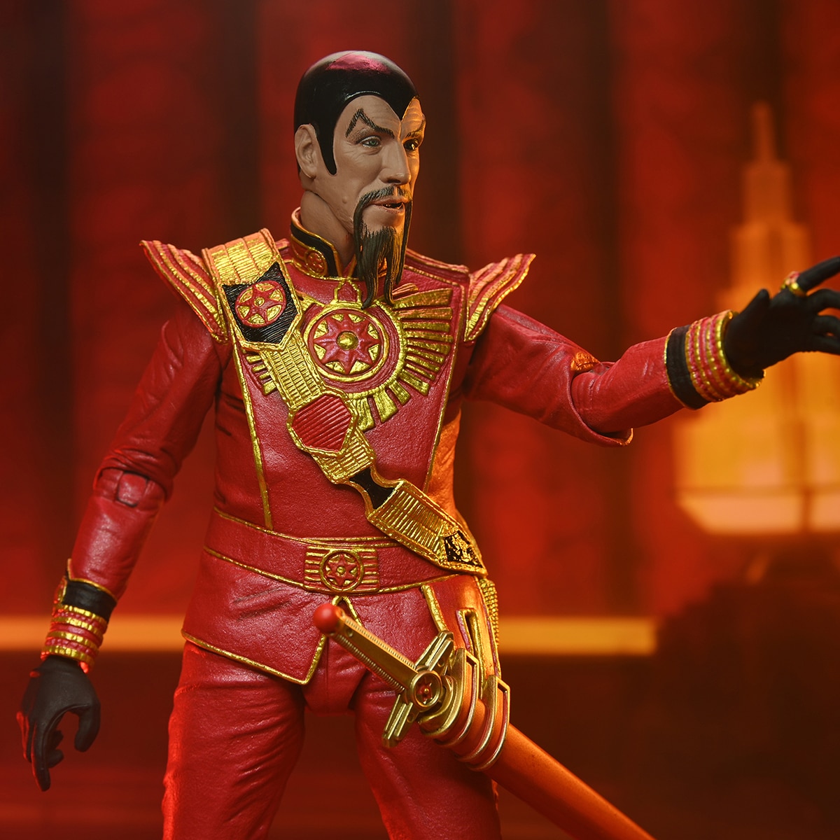 Figura 18 cm Ming Flash 1980 Flash Gordon Los Defensores de la Tierra Neca 10