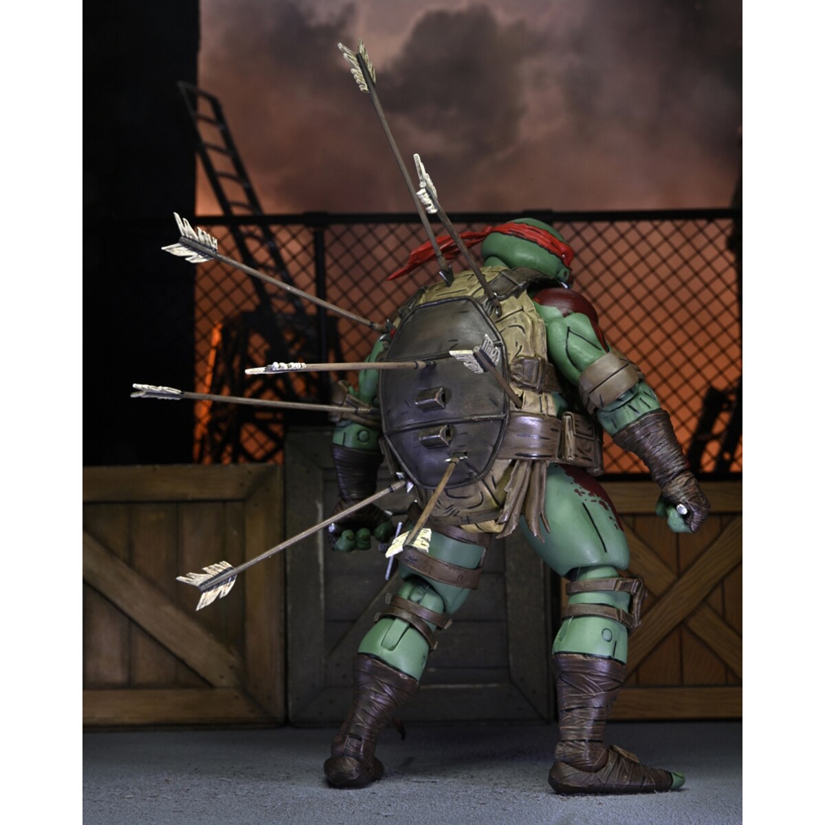 Raphael feriu Ronin  Tartarugas Ninja - 18cm 4