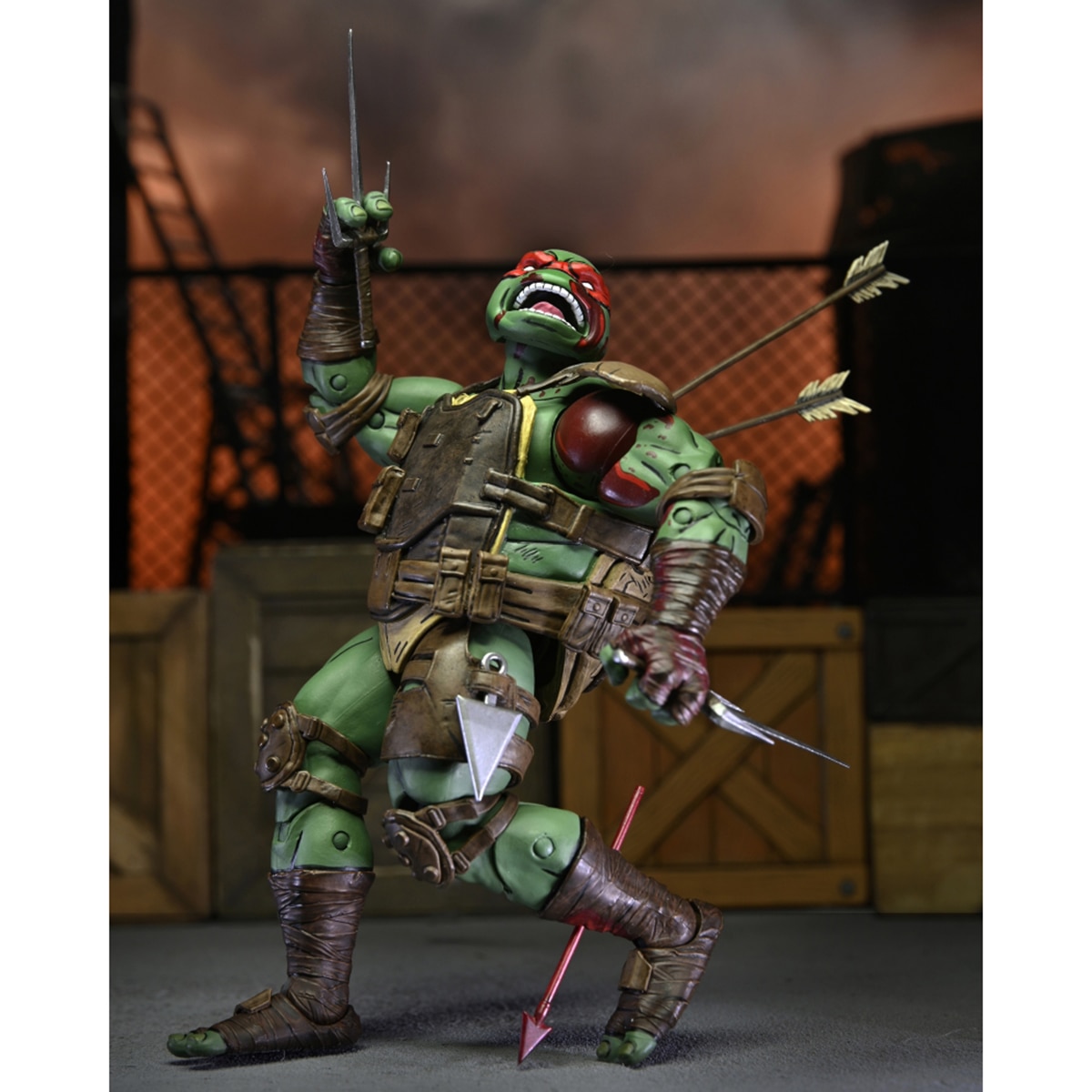 Raphael feriu Ronin  Tartarugas Ninja - 18cm 5