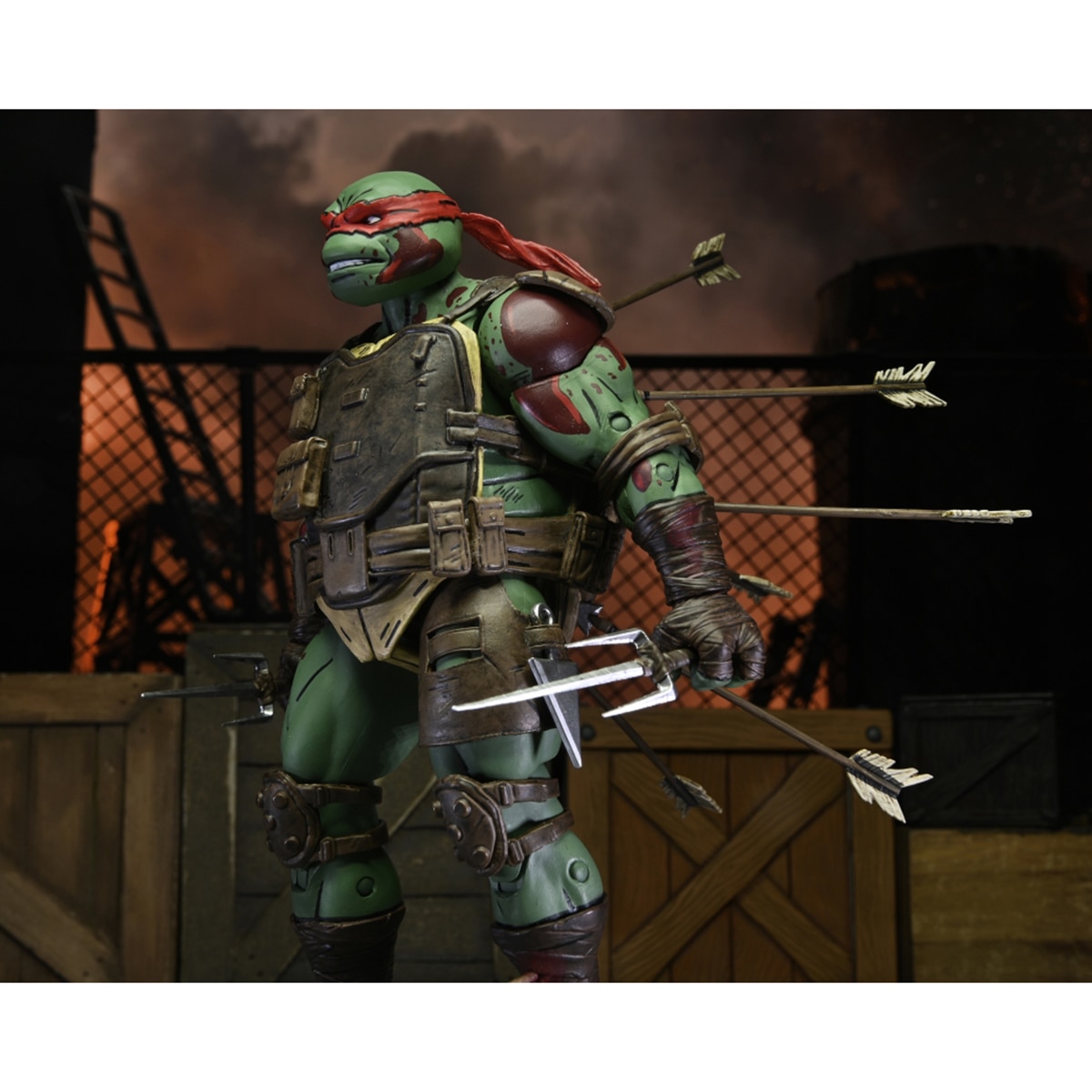 Raphael feriu Ronin  Tartarugas Ninja - 18cm 7