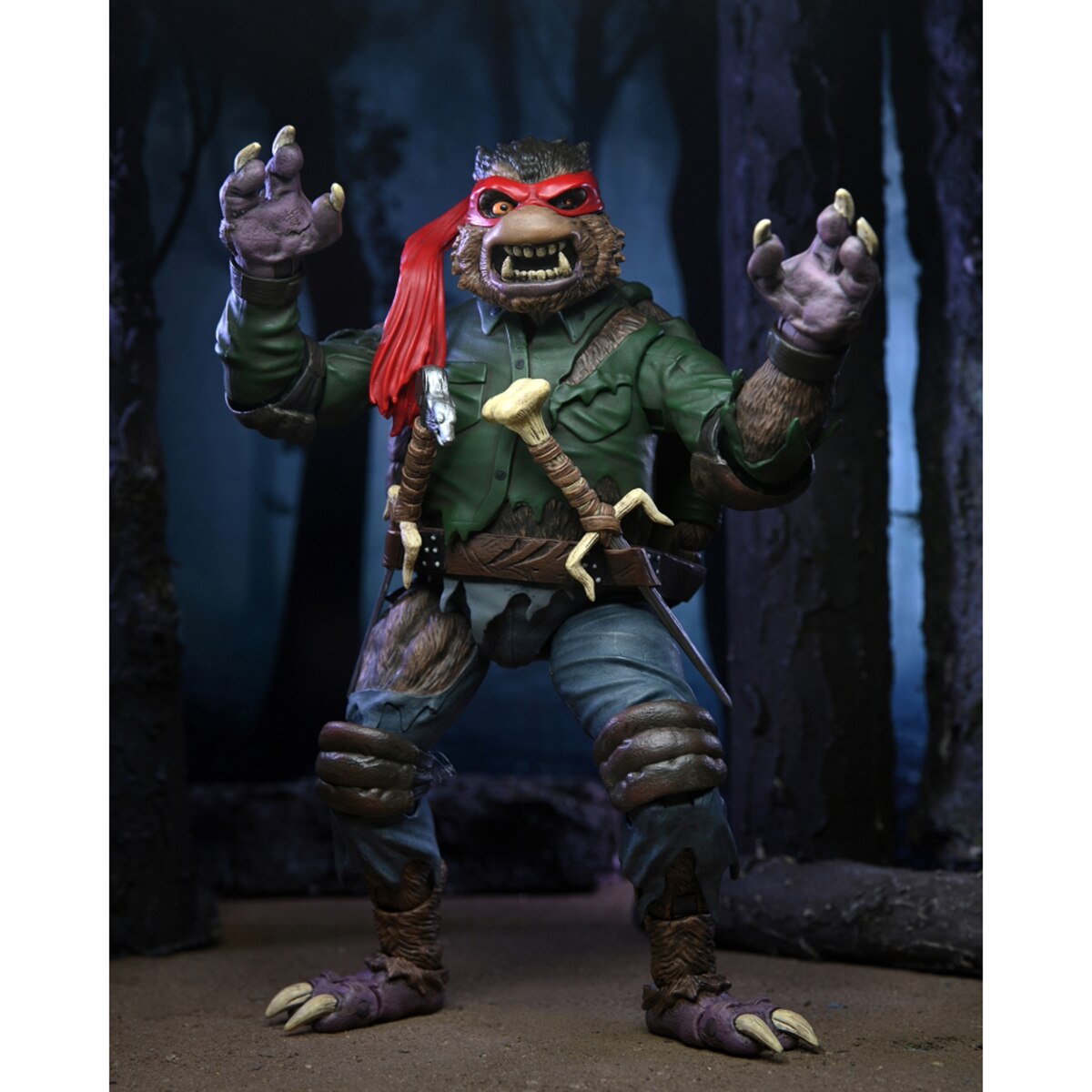 Raphael como um lobisomem das Tartarugas Ninja - 18 cm 5