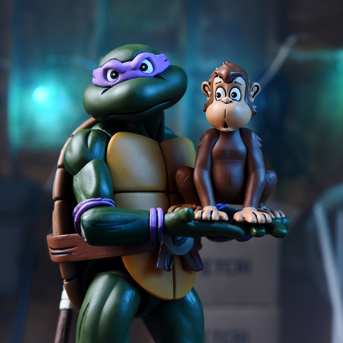Figura Articulada Donatello Punk Rock TMNT Ultimate Super7 18cm | Meses Sin Interés