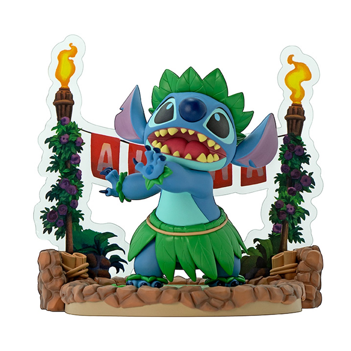 Imagem 0 de Figura Hula Dança Lilo & Stitch Disney Abysse Corp 15 cm