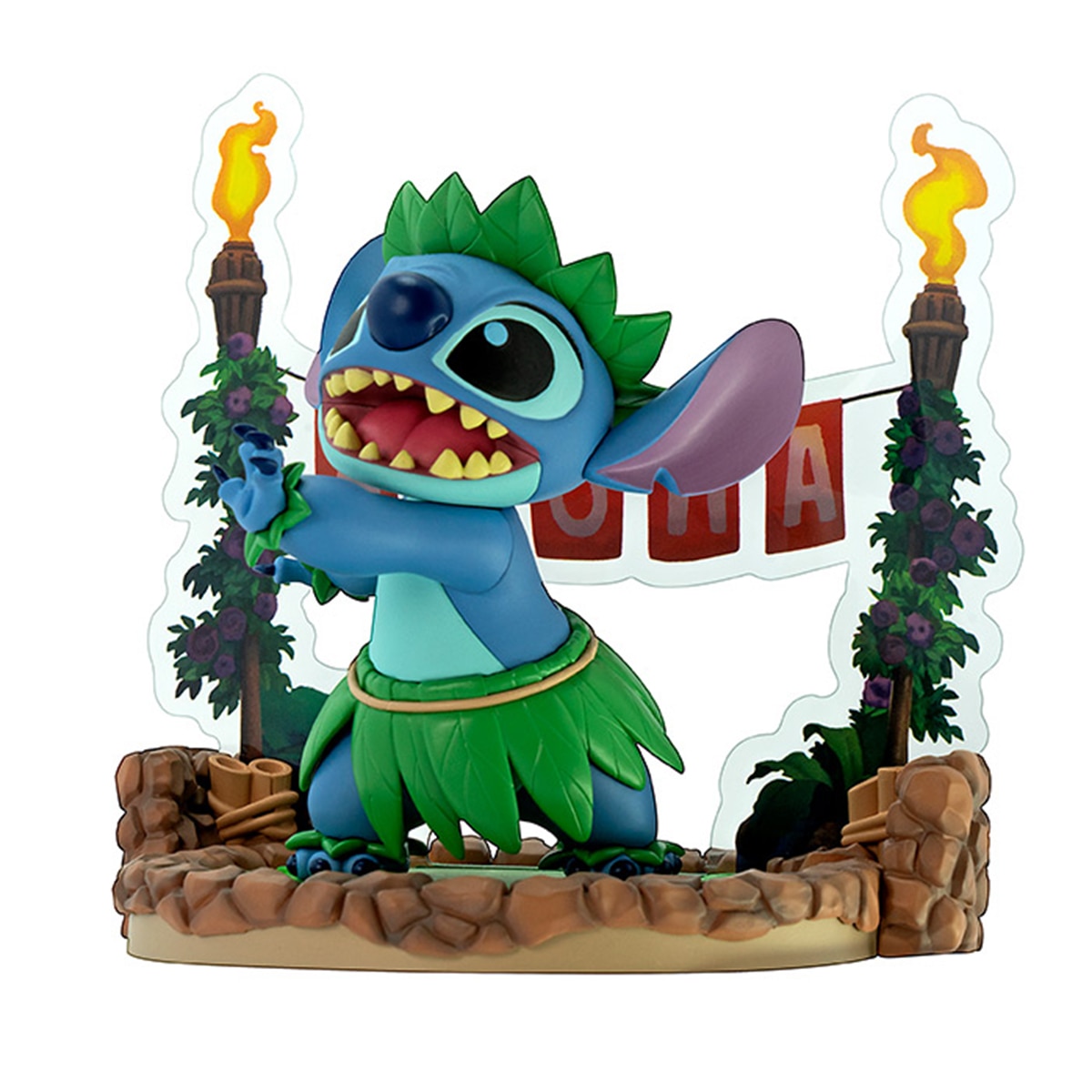 Figura Hula Dança Lilo & Stitch Disney Abysse Corp 15 cm 2