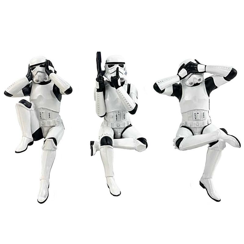 Imagem 0 de Figura Trooper  Sábio Sentado Star Wars Nemesis  11cm 