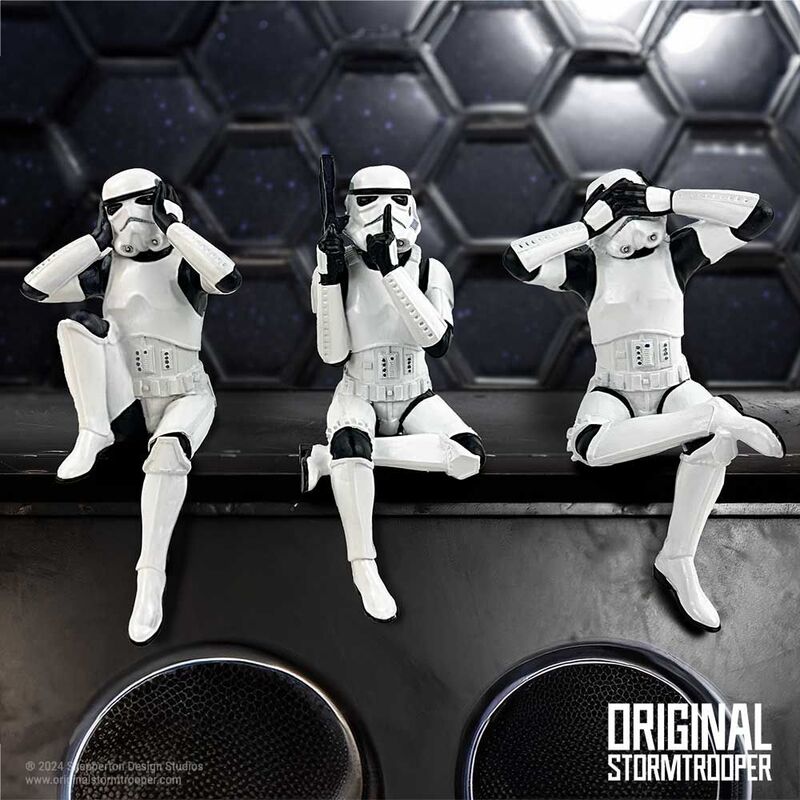 Figura Trooper Sábio Sentado Star Wars Nemesis 11cm 2