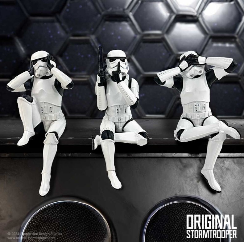 Figura Trooper Sábio Sentado Star Wars Nemesis 11cm 3