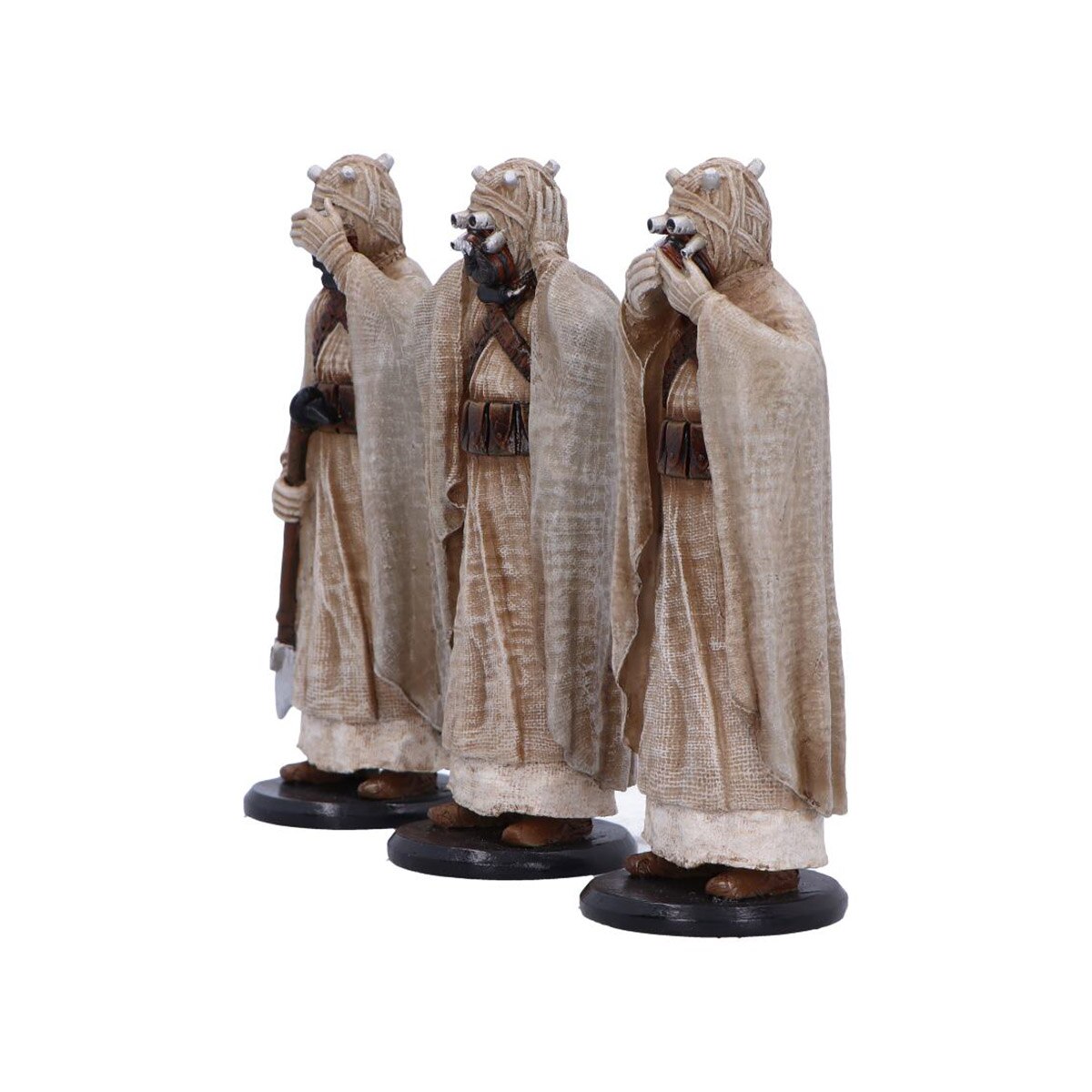 Tusken Sordo&Mudo&Ciego Est14 Star Wars Nemesis Now Castanho-2