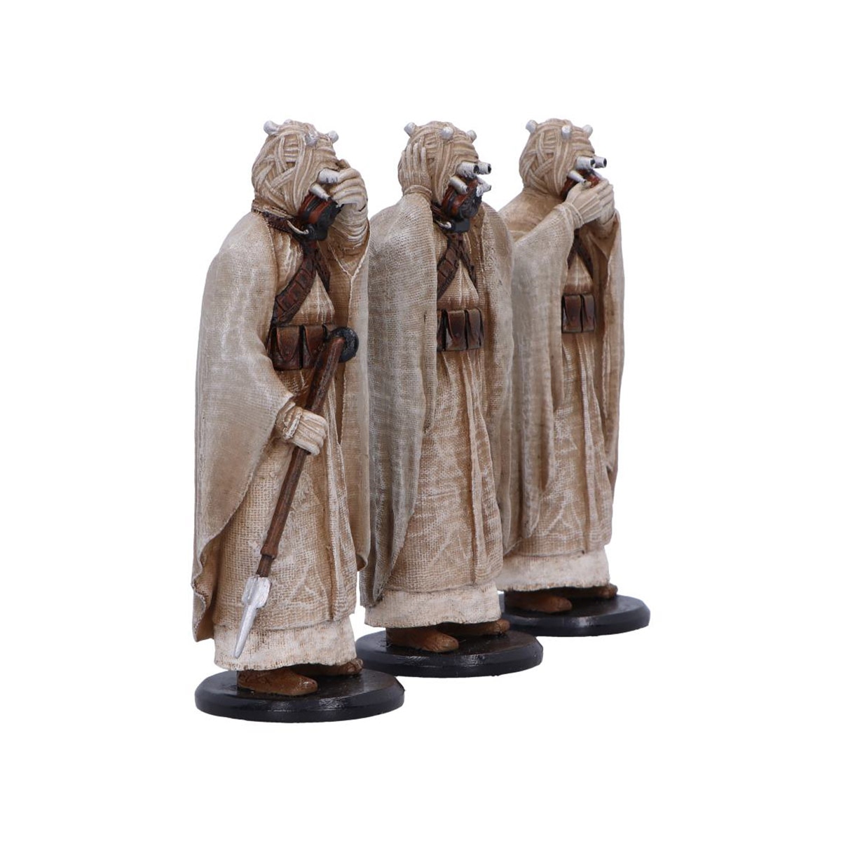 Tusken Sordo&Mudo&Ciego Est14 Star Wars Nemesis Now Castanho-4