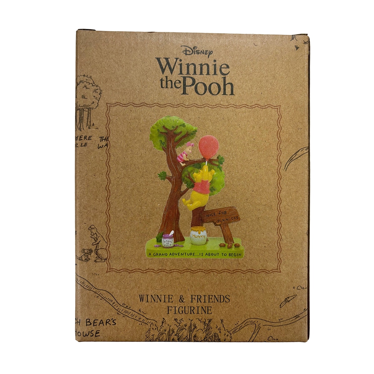 Figura Winnie The Pooh&Amigos 16Cm Disney Winnie The Pooh Redstring Multicolor-4