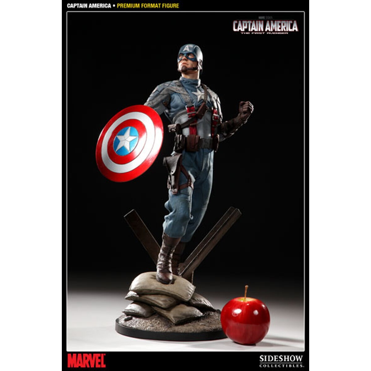 Imagem 0 de Estaua Premium Capitão América