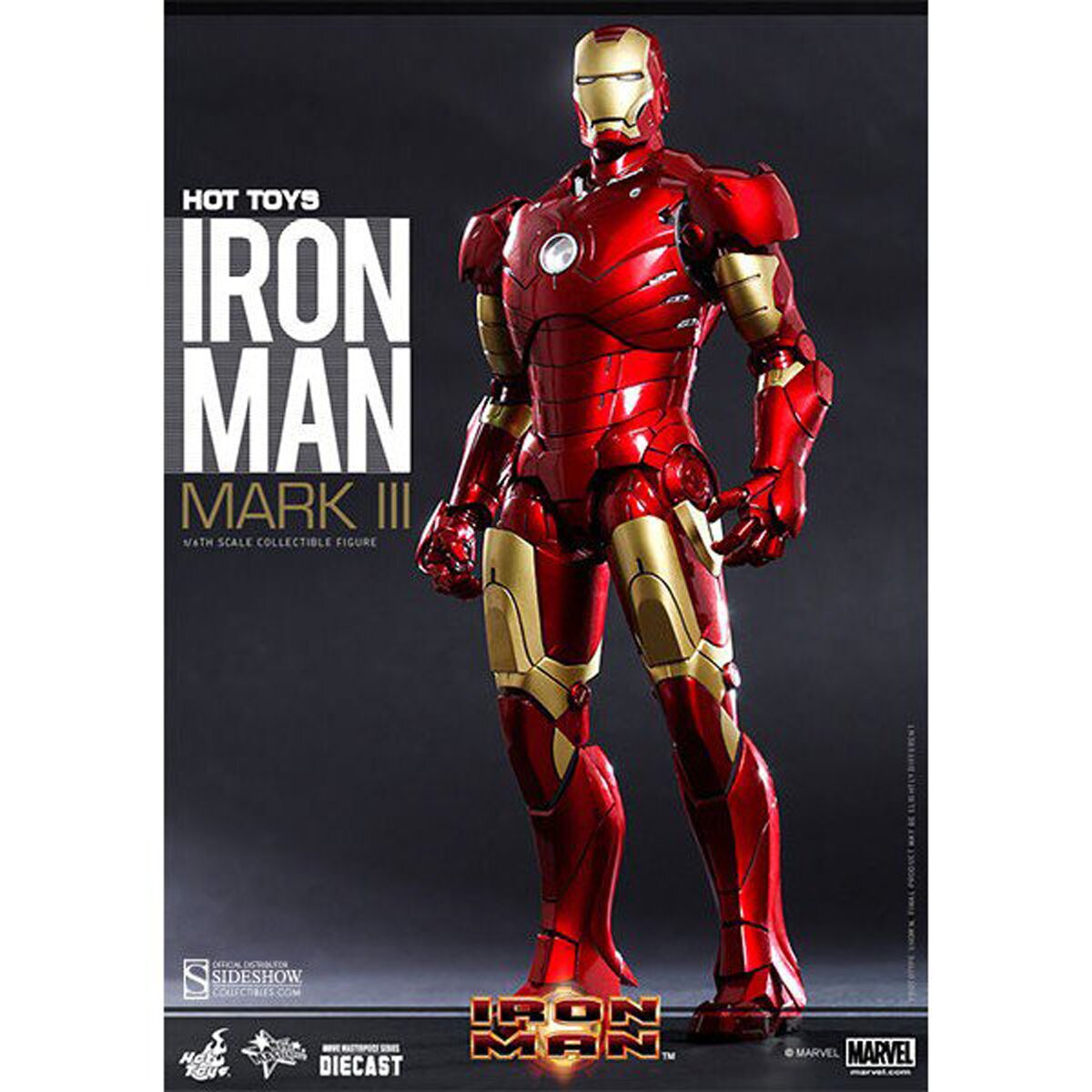 Imagem 0 de Figura Marvel Iron Man Mark III Diecast