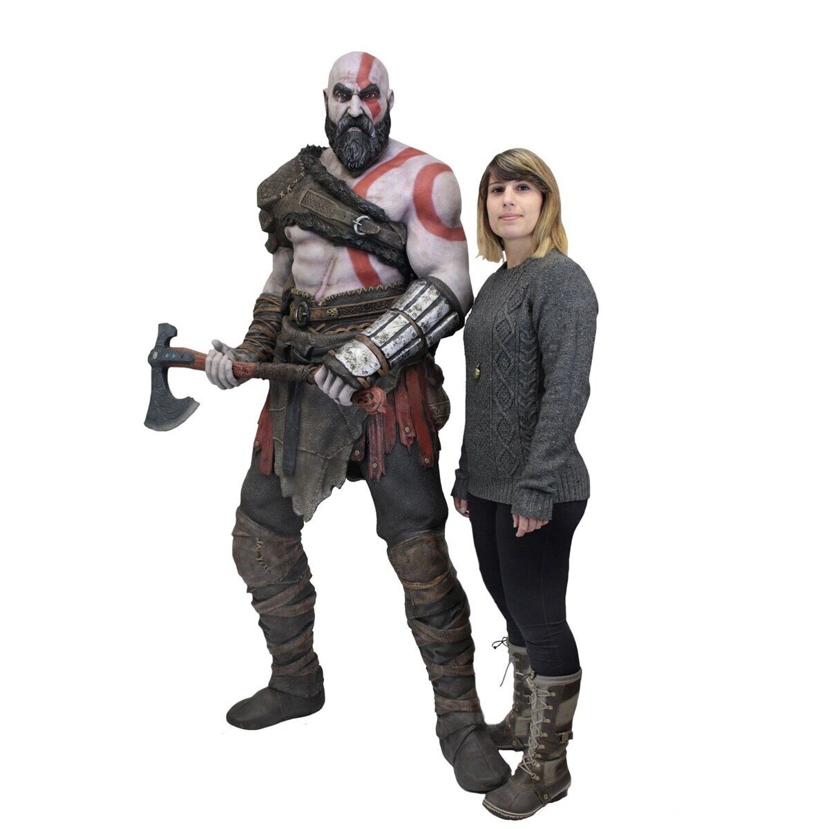 Estatua God Of War 2 Kratos Escala Real 2