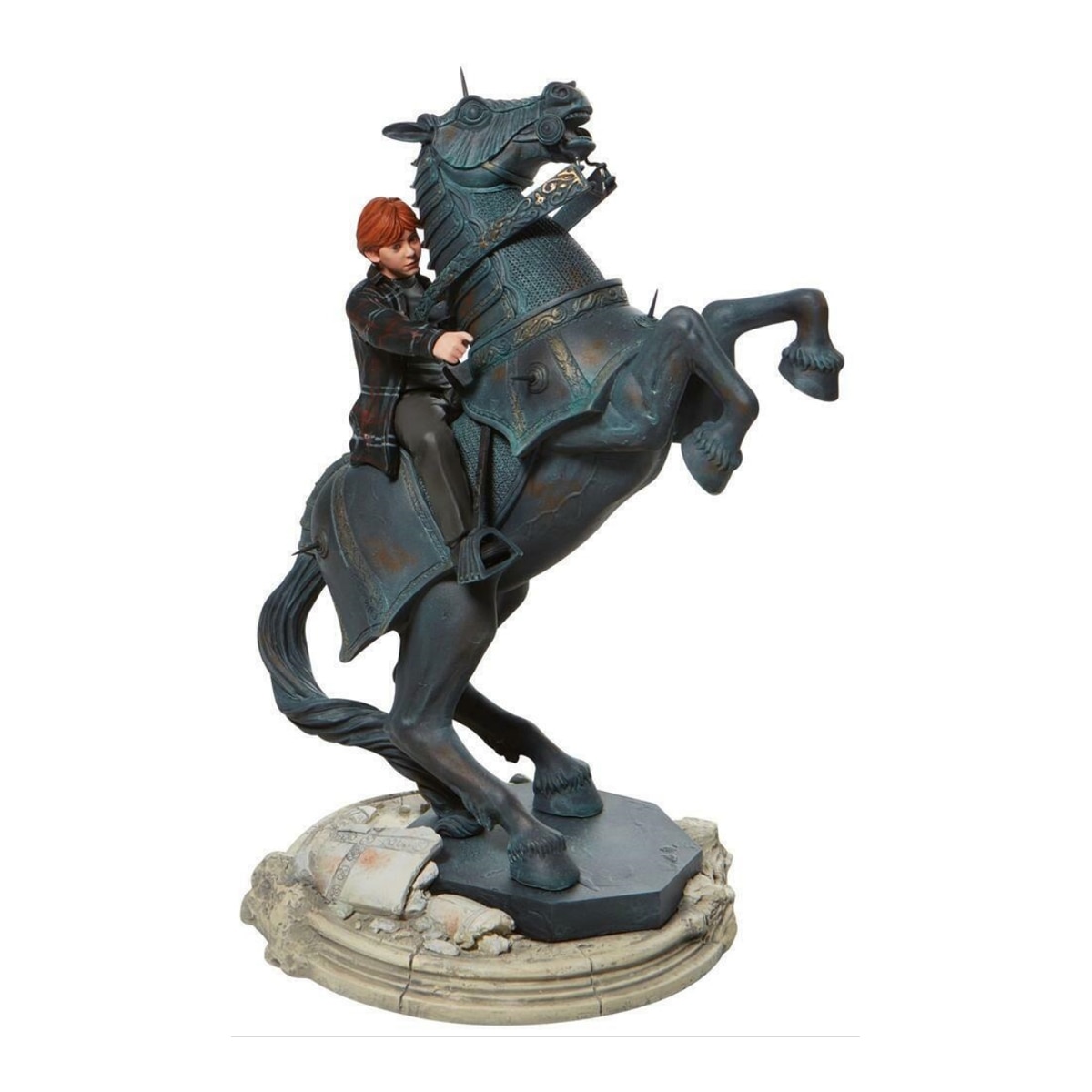 Figura Ron com Cavalo 32 cm Harry Potter A Pedra Filosofal 1