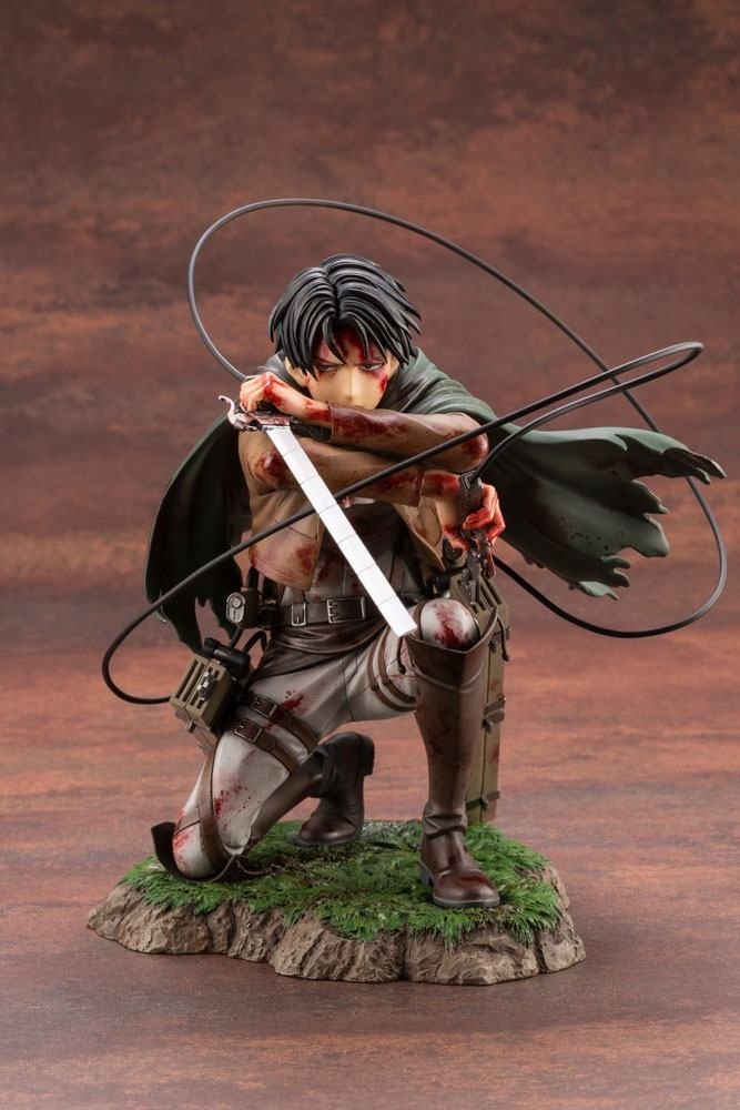 Figura Ataque A Los Titanes Capitán Levi 2