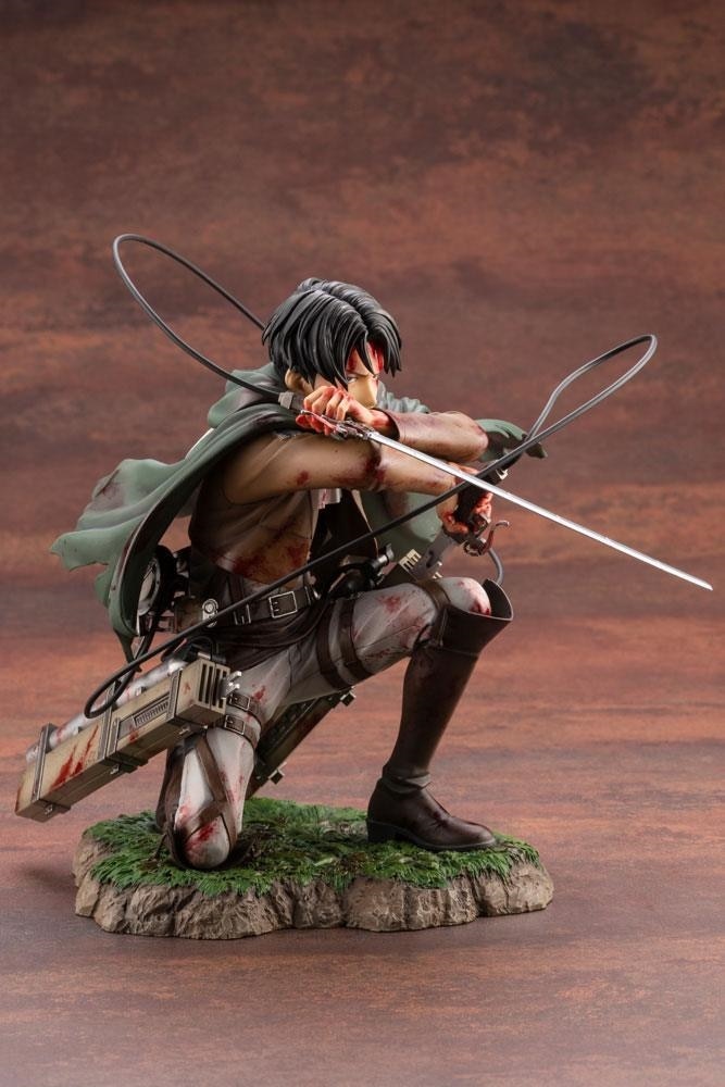Figura Ataque A Los Titanes Capitán Levi 7