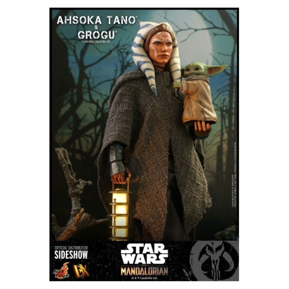 Figura 29 cm Ahsoka e Grogu Star Wars The Mandalorian 2