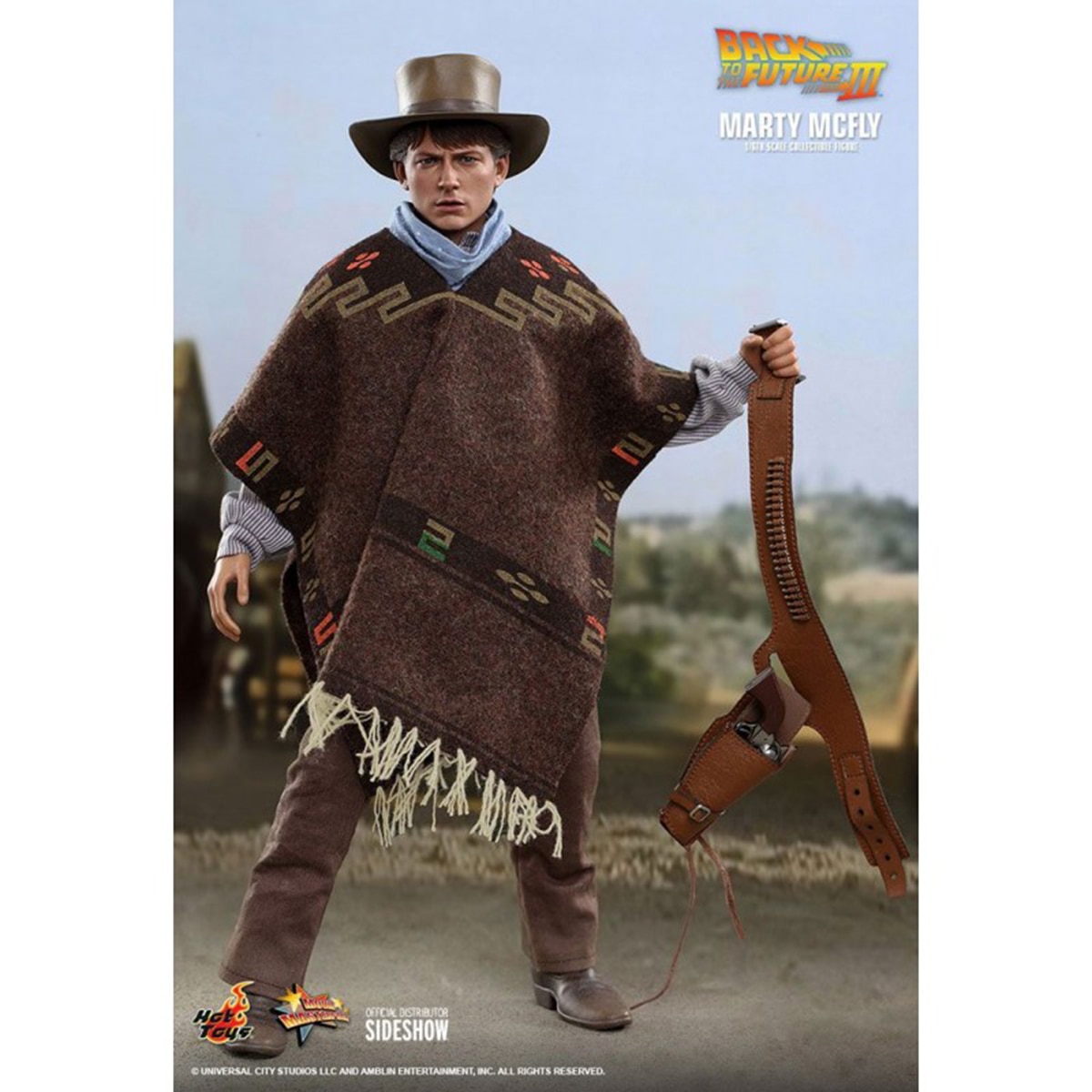 Figura de axxión 28 cm Marty McFly Regreso al futuro III Hot Toys 3