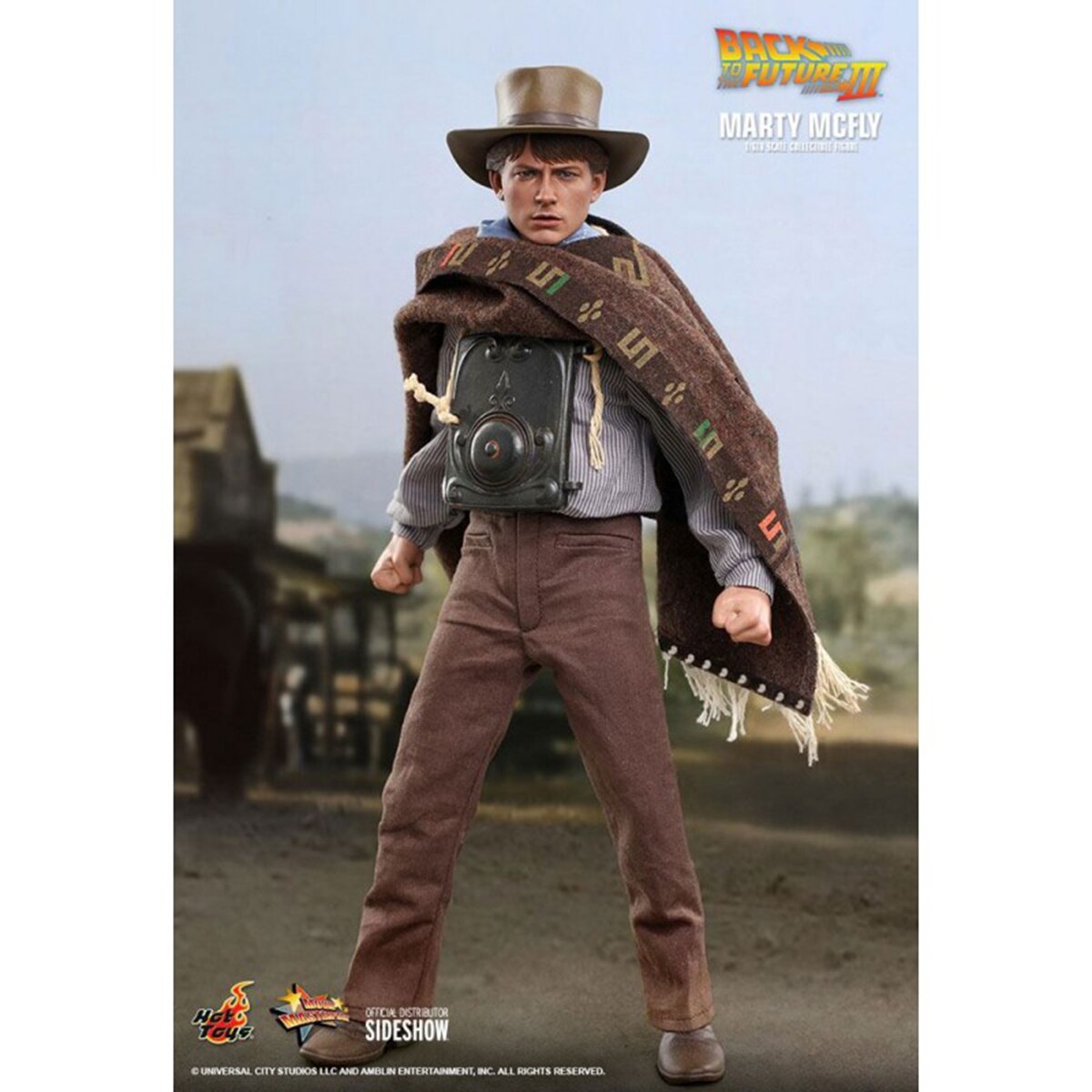 Figura de axxión 28 cm Marty McFly Regreso al futuro III Hot Toys 4