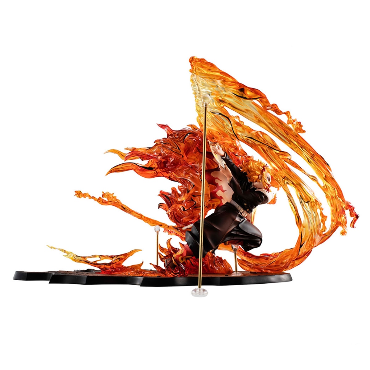Estatua 24 cm Kyojuro Fuego Demon Slayer Banpresto 3