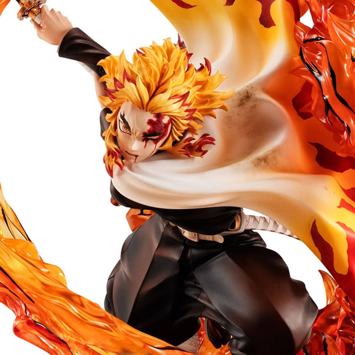 Estatua 24 cm Kyojuro Fuego Demon Slayer Banpresto 6