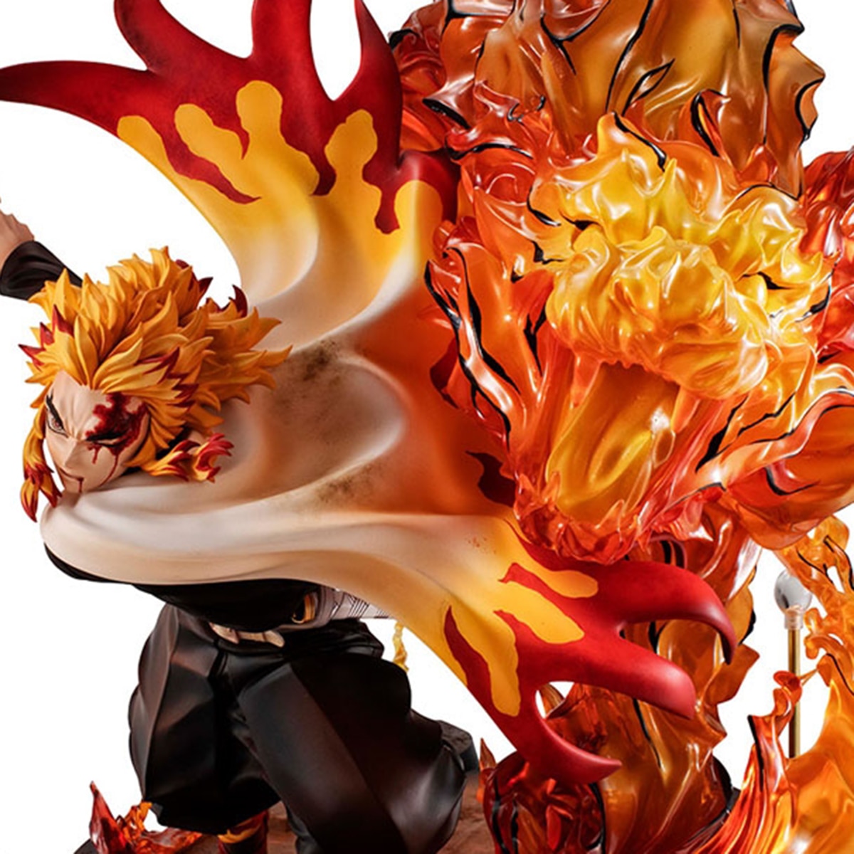 Estatua 24 cm Kyojuro Fuego Demon Slayer Banpresto 9