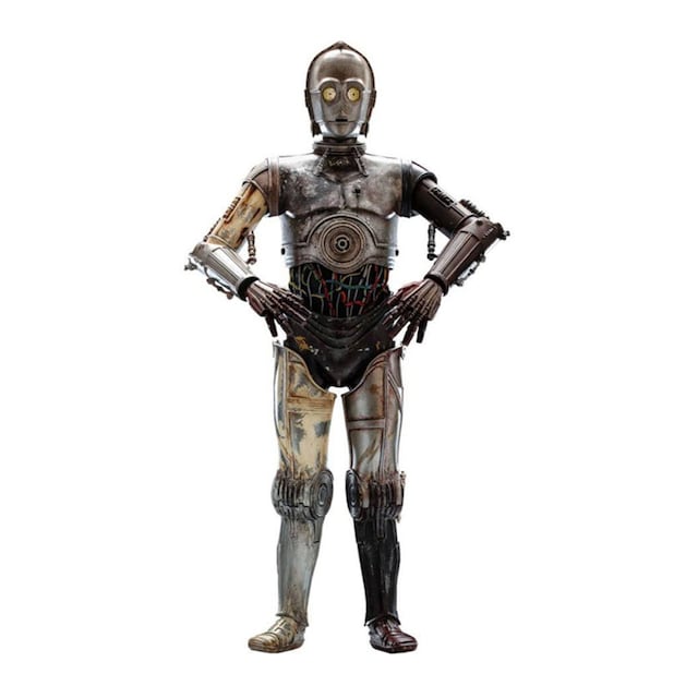 Figura 29 cm C-3PO Clones Attack Star Wars Hot Toys.
