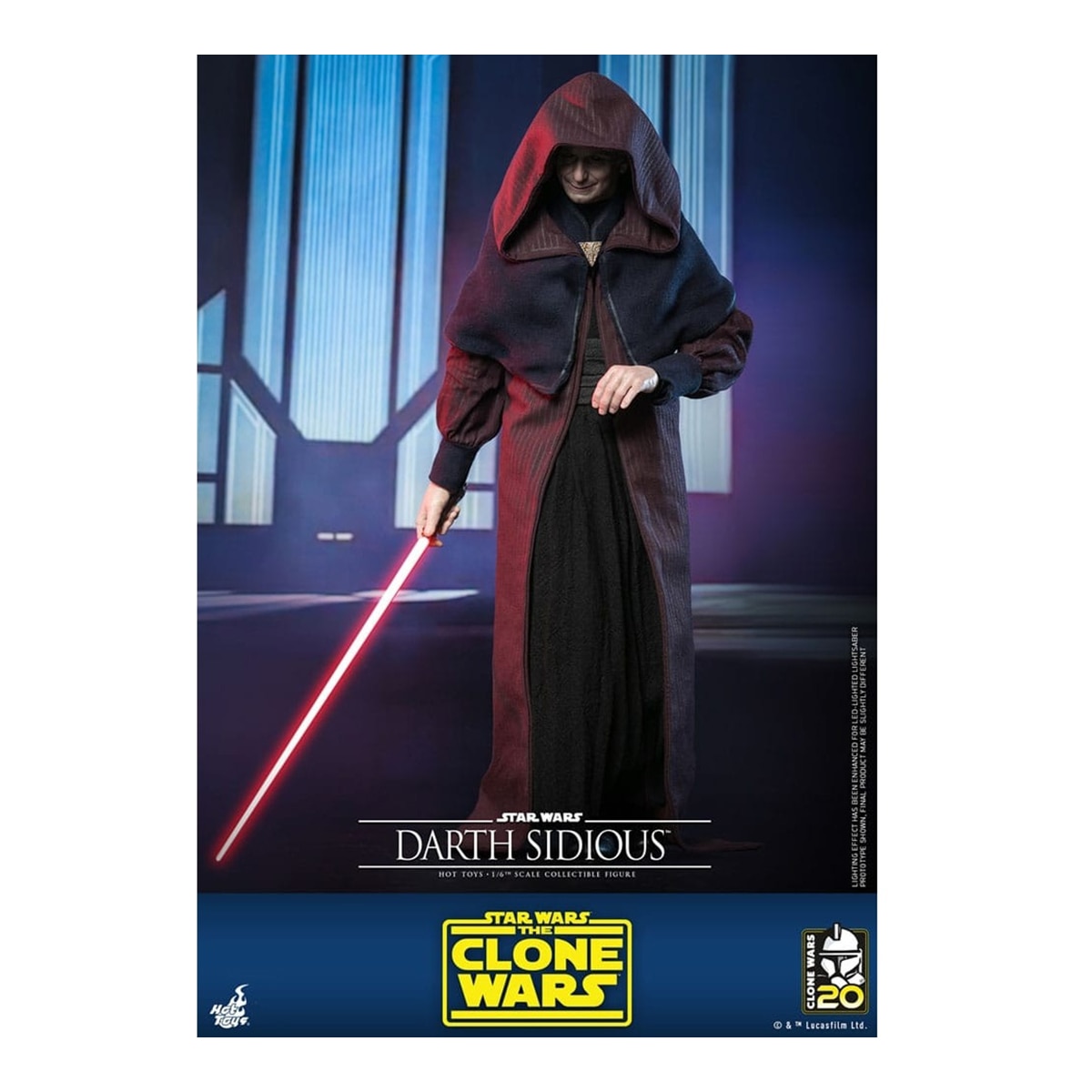 Darth Sidious Figura 29 cm Star Wars Castanho-6