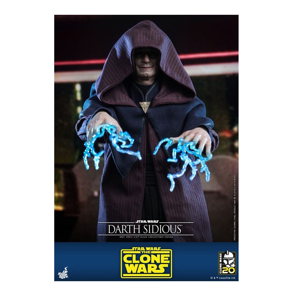 Darth Sidious Figura 29 cm Star Wars Castanho-7