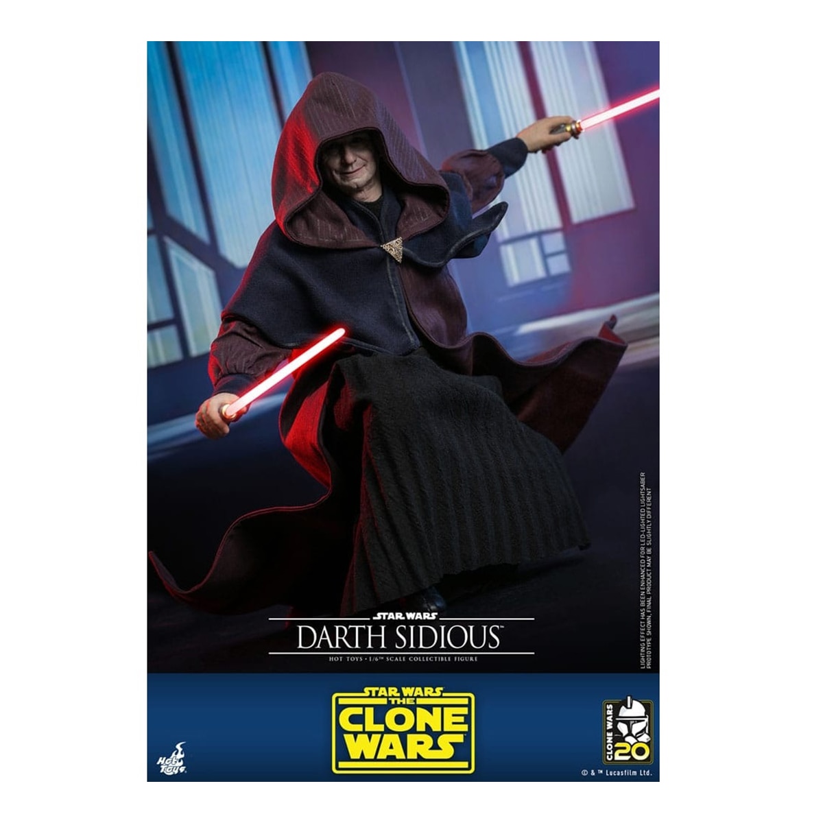 Darth Sidious Figura 29 cm Star Wars Castanho-9