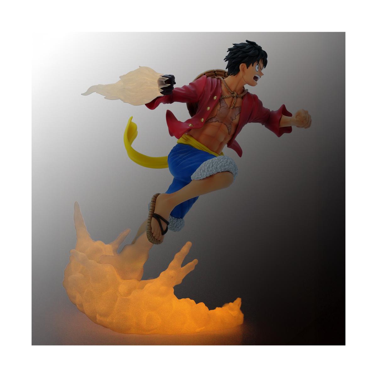 Imagen 2 de Figura Luffy brilla oscuridad 24 cm One Piece Abystyle Studio Rojo