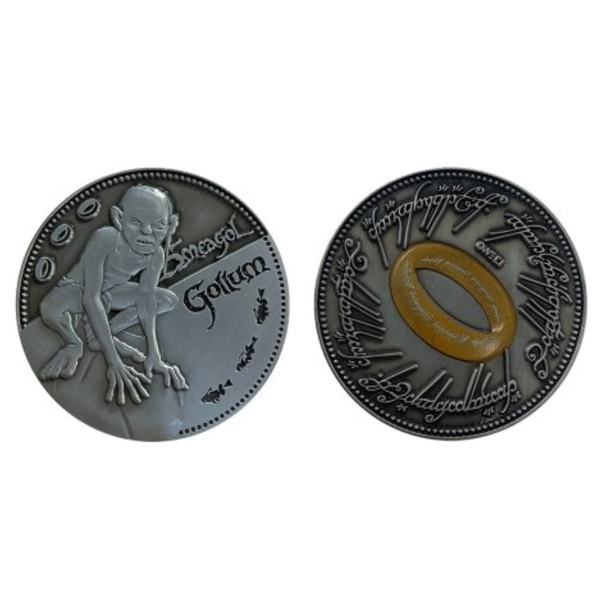 Moeda Edição Limitada O Senhor dos Aneis Gollum 3
