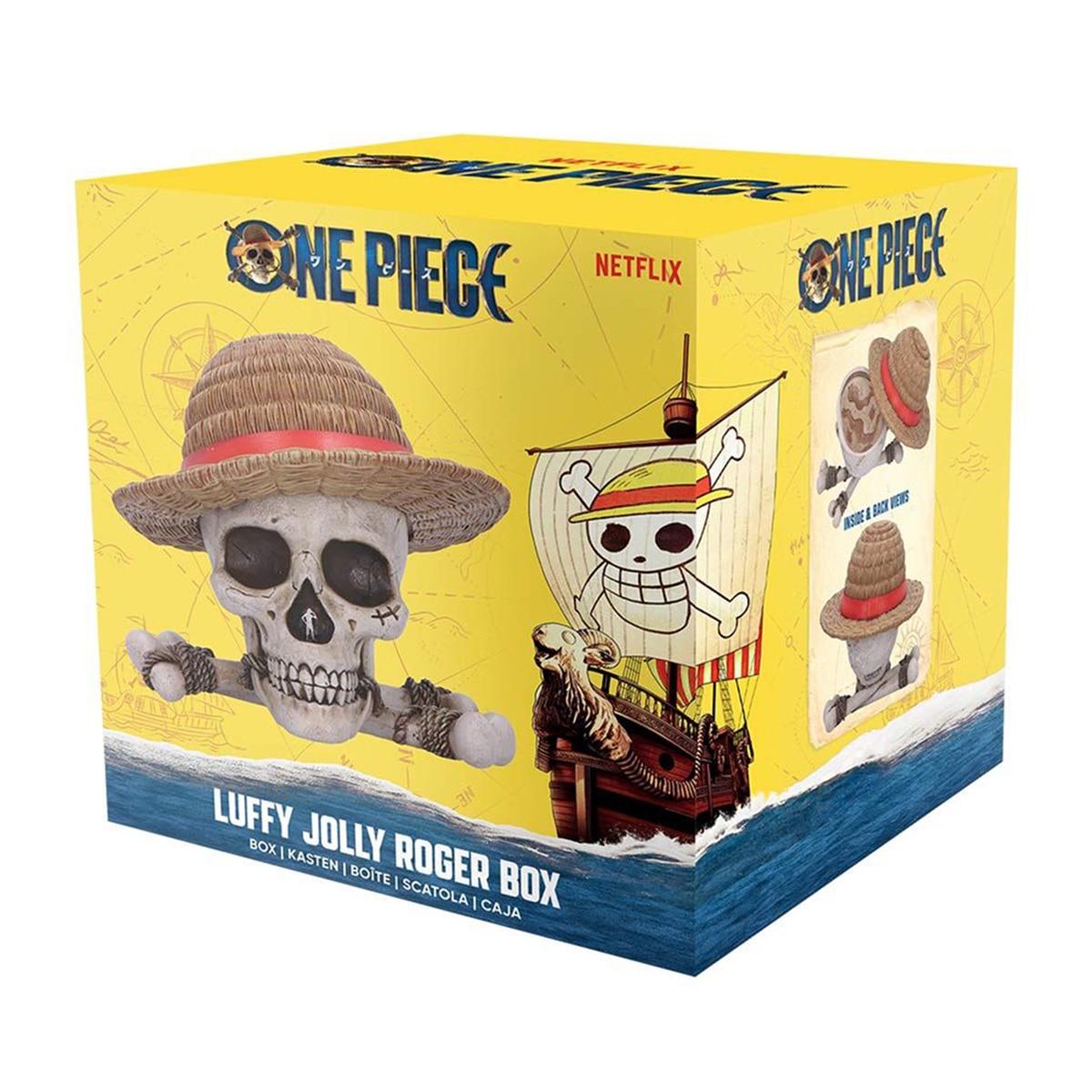 Caixa Caveira One Piece One Piece Nemesis Now Castanho-3