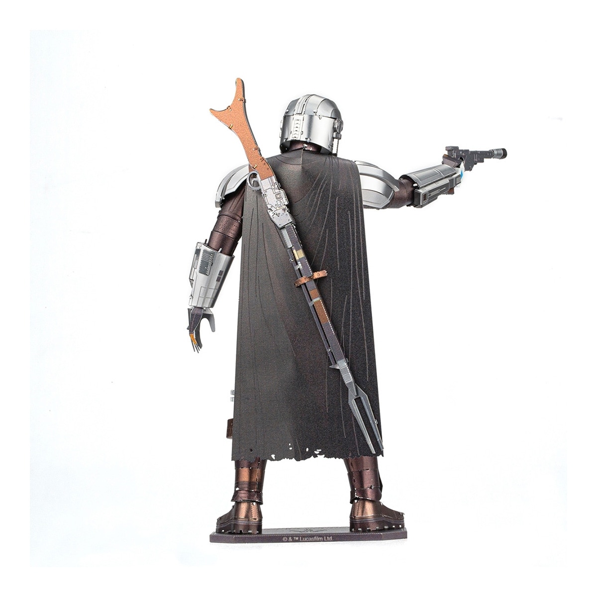 Figura Metal Earth The Mandalorian Star Wars Preto-4