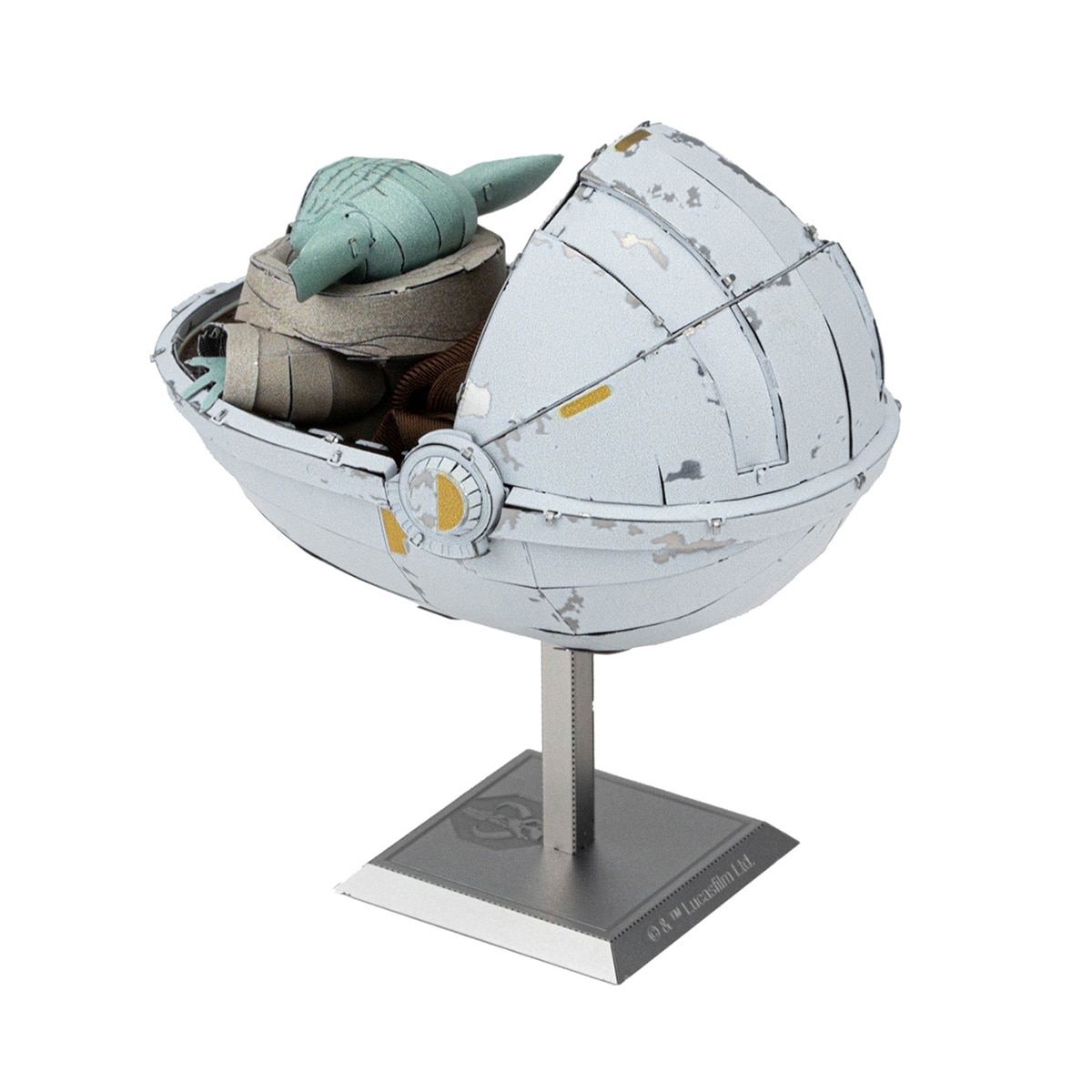 Figura Metal Earth The Child Star Wars Preto-5