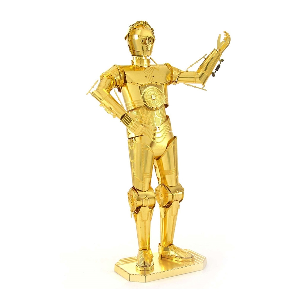 Figura Metal Earth C3-PO Star Wars Preto-2