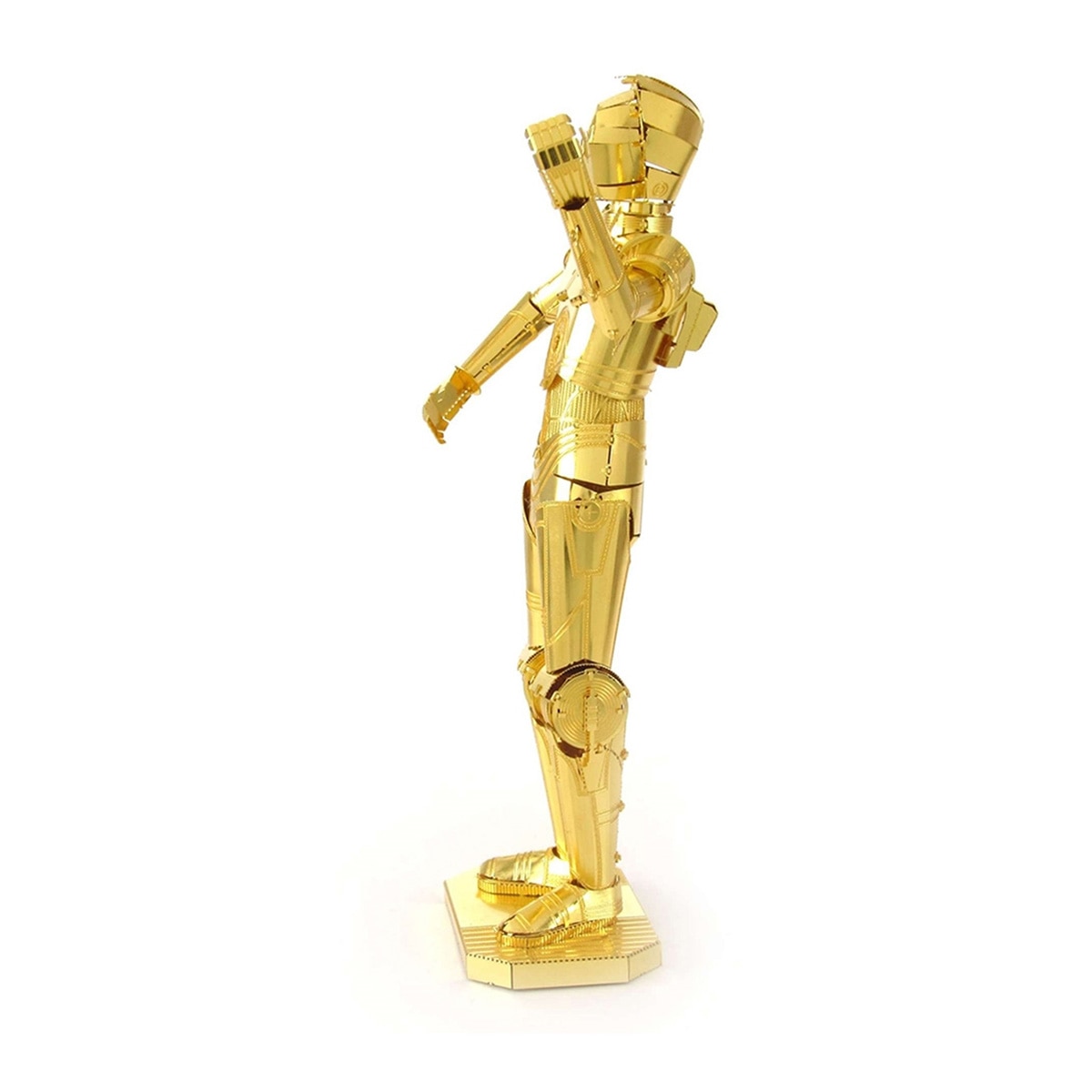 Figura Metal Earth C3-PO Star Wars Preto-5